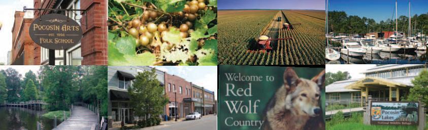 images collage of Tyrrell County