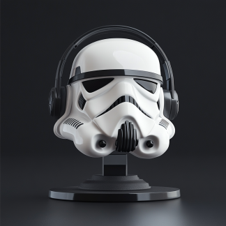 Stormtrooper Headset Stand