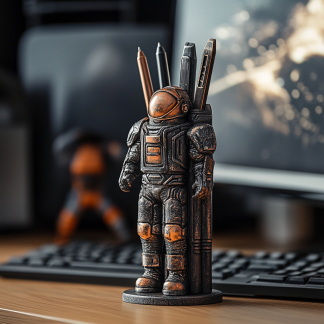 Astronaut Pen Holder