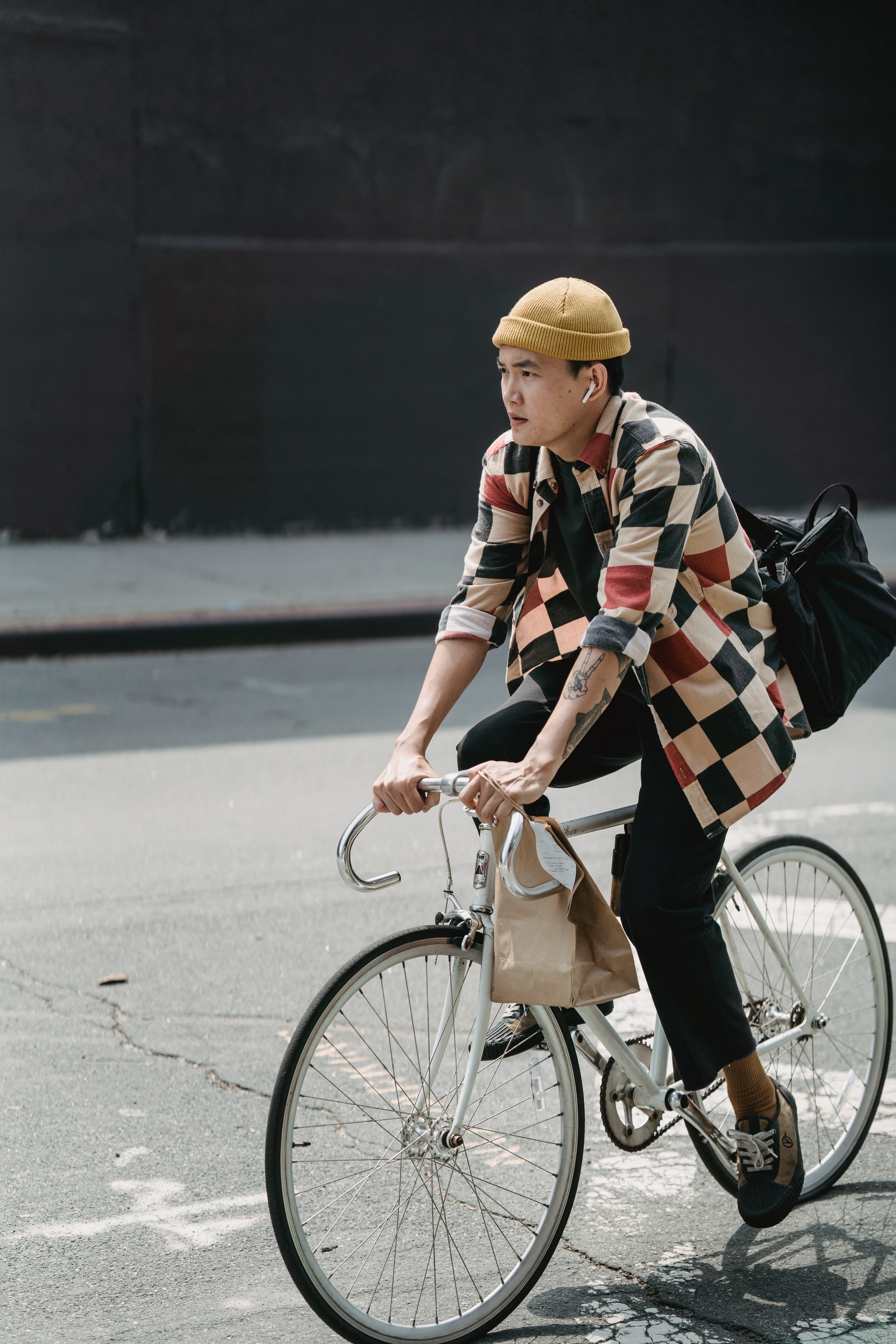 cyclist in the city