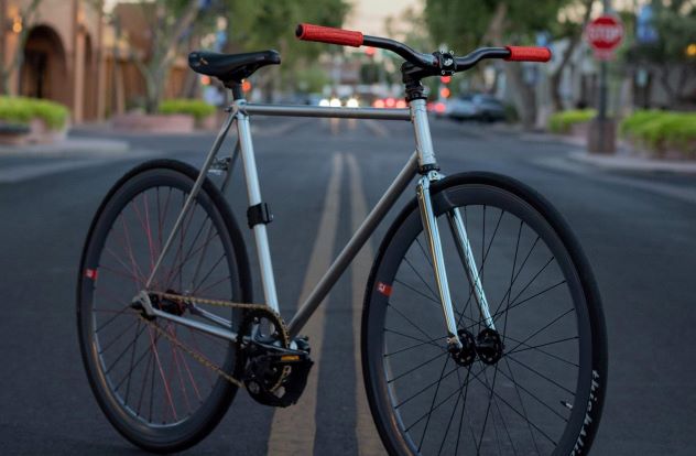 bike in the road