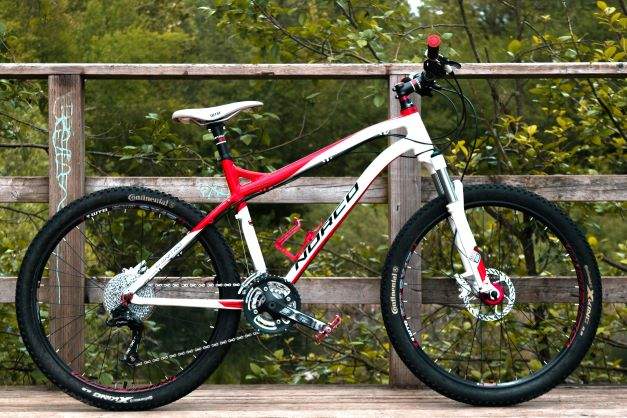 a bike against the wall