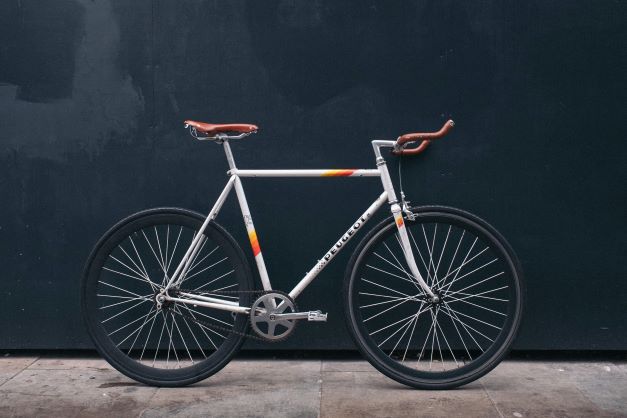 bike on black wall