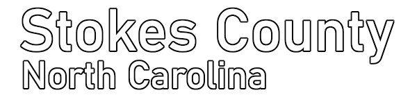 Stokes County North Carolina Text Image