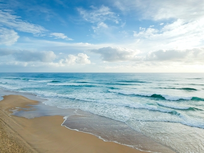 Beach with waves