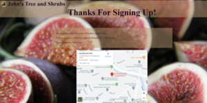 Fig event confirmation page project
