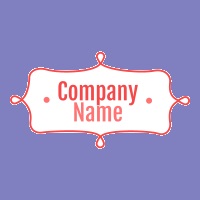 Designed dark blue logo with company name