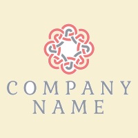 Designed light yellow logo with company name