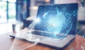 a picture of a laptop with a shiny screen