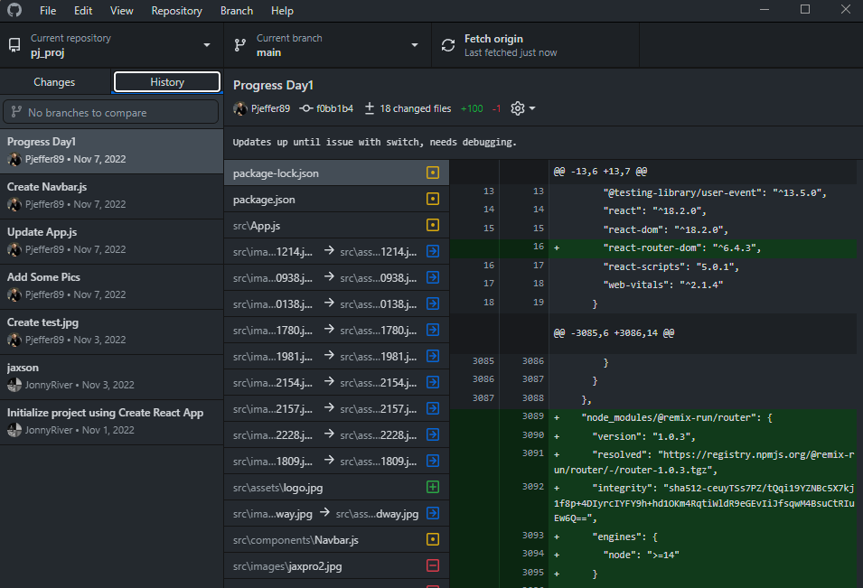 Github Desktop Screenshot