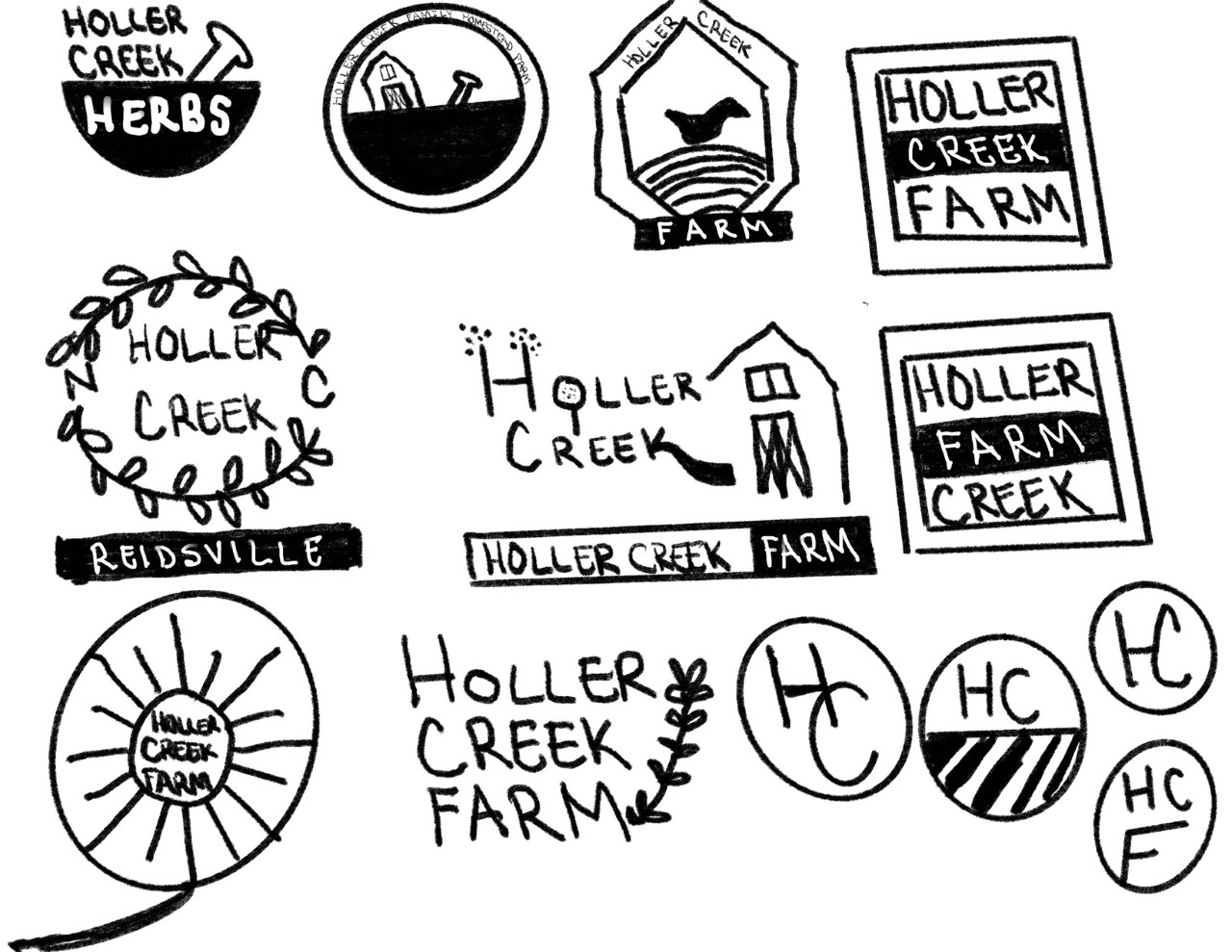 Sketches of Logo proposals