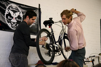Image of a bicycle mechanic