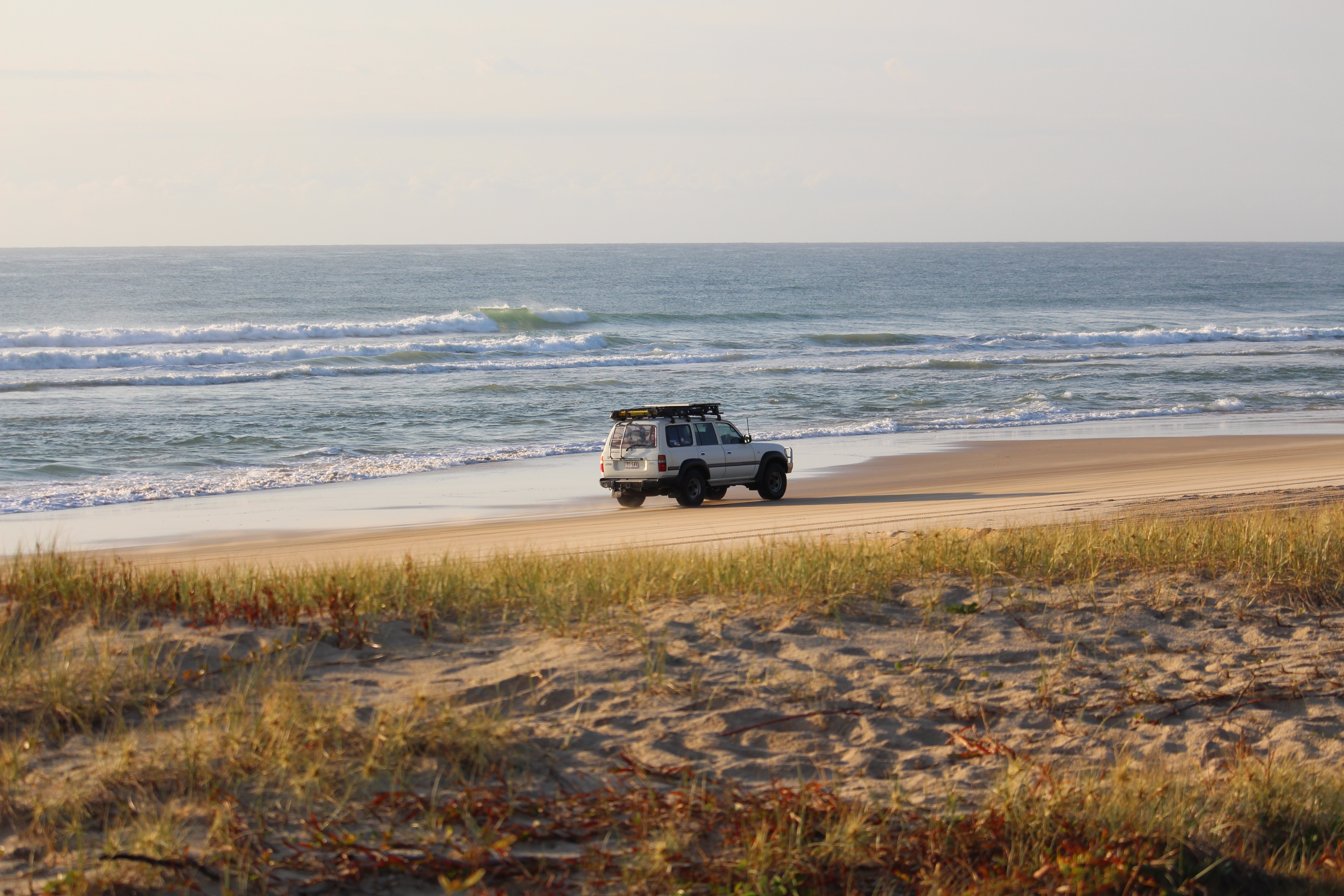 Beach Driving Permits - car on the beach
