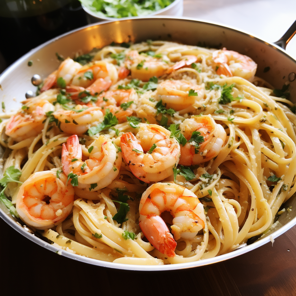 Garlic Butter Shrimp Pasta