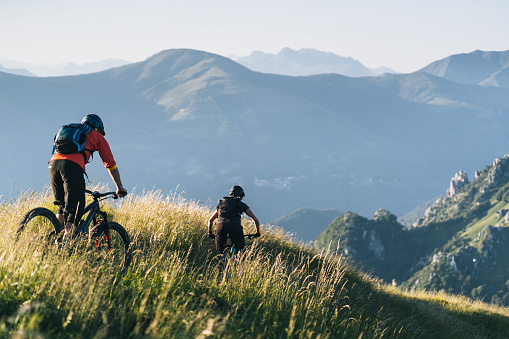mountain biking