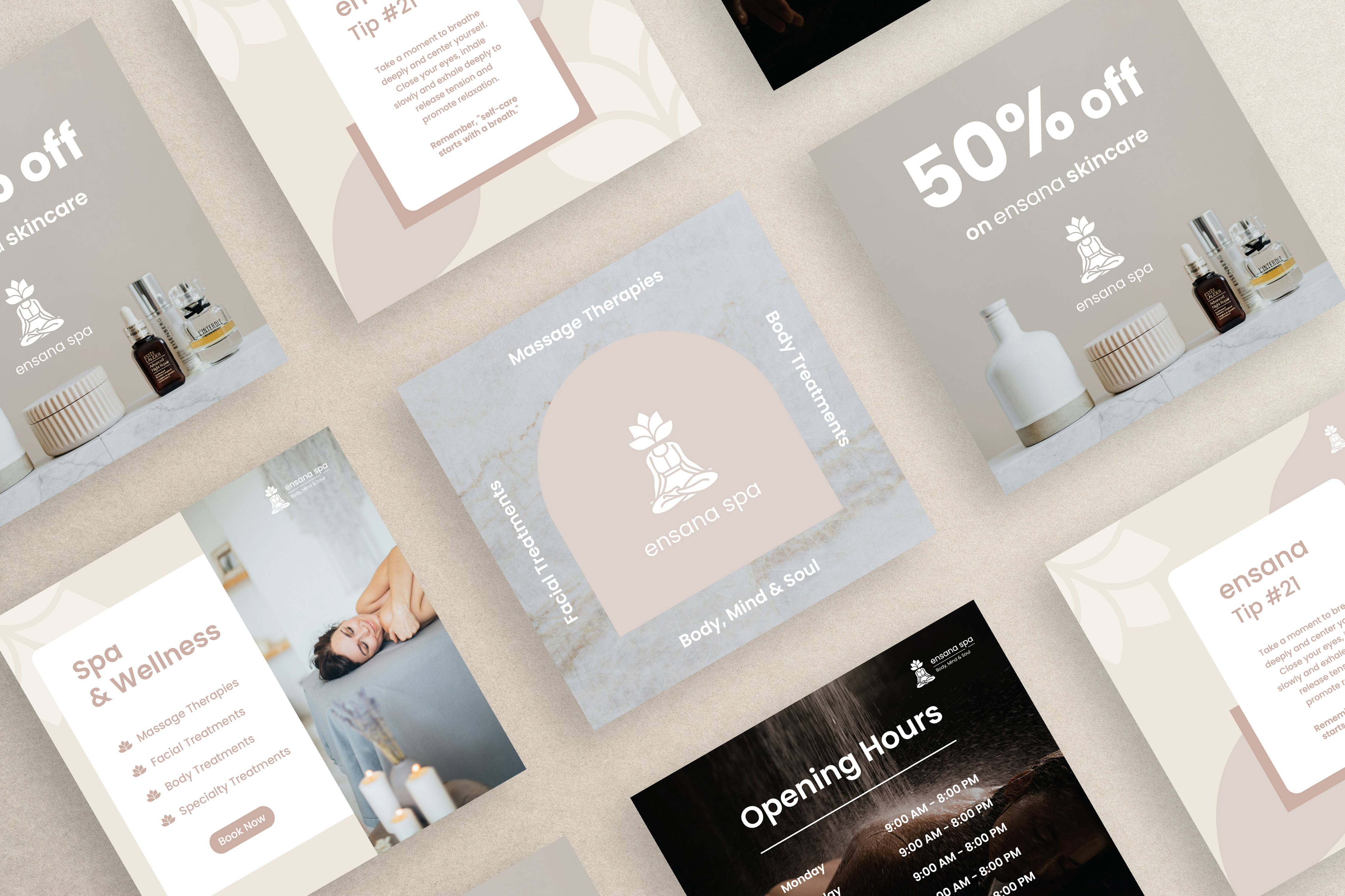 Ensana Spa Instagram Templates