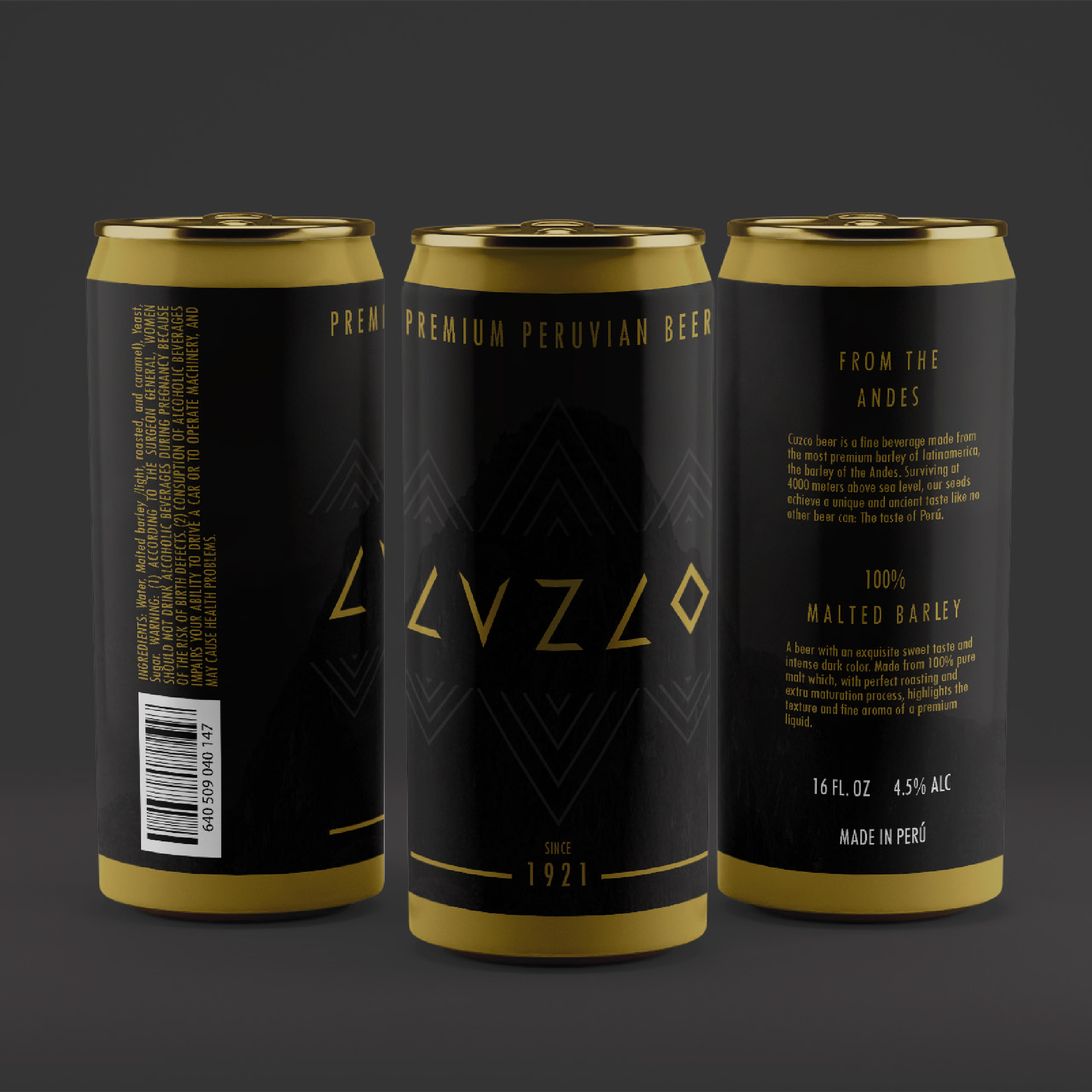 Cuzco Beer Label