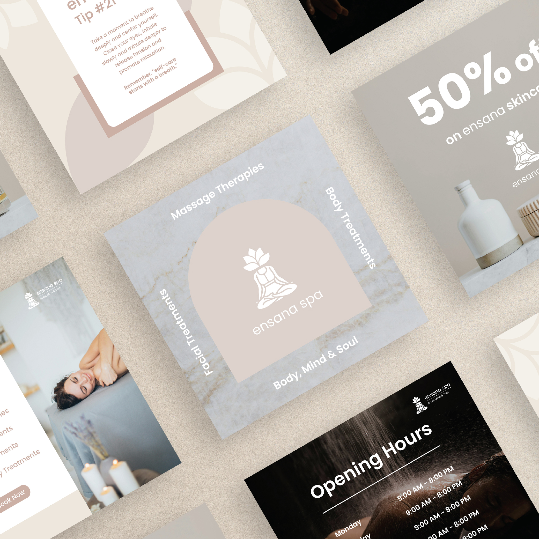 Ensana Spa Instagram Templates